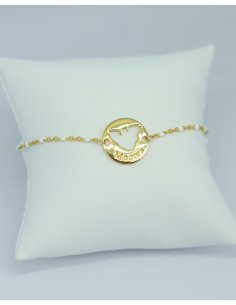 Bracelet chaine perlée 2