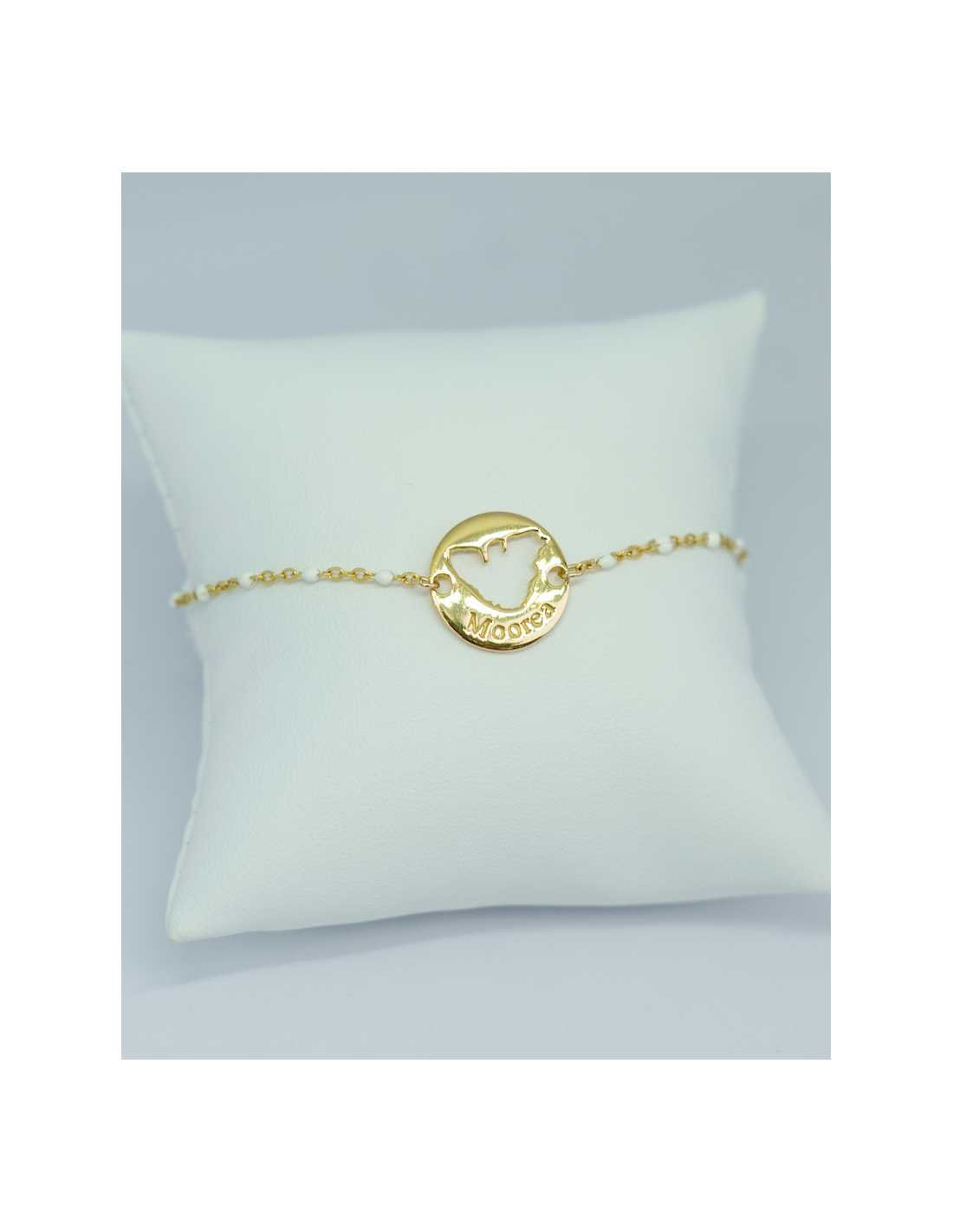 Bracelet chaine perlée